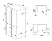 Холодильник Smeg FQ60B2PE1 фото 2 в Краснодаре