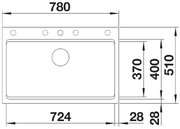 Мойка BLANCO ETAGON 8 Silgranit антрацит фото 4 в Краснодаре Мойка BLANCO ETAGON 8 Silgranit антрацит фото 4 в Краснодаре