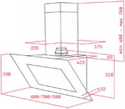 Вытяжка Teka DVT 680 W фото 2 в Краснодаре