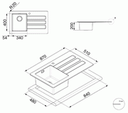 Мойка Смег LMN1VND фото 2 в Краснодаре Мойка Smeg LMN1VND фото 2 в Краснодаре