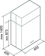 Вытяжка Falmec Altair Isola top 60 ix (1000) ECP фото 3 в Краснодаре