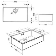 Мойка Смег VQ72RS-2 фото 2 в Краснодаре Мойка Smeg VQ72RS-2 фото 2 в Краснодаре