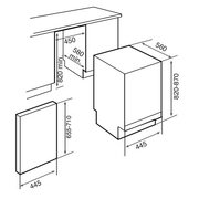 Посудомоечная машина Teka DW1 457 FI фото 3 в Краснодаре