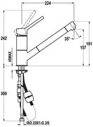 Смеситель Teka AUK 978 509780210 фото 2 в Краснодаре
