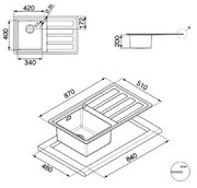 Мойка Smeg LMN861D фото 2 в Краснодаре