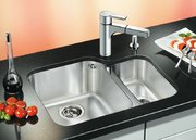 Мойка Blanco Ypsilon 550-U чаша слева, клапан-автомат нержавеющая сталь фото 2 в Краснодаре