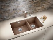 Мойка Бланко SUBLINE 430/270-U с отводной арматурой InFino® черный фото 2 в Краснодаре Мойка Blanco SUBLINE 430/270-U с отводной арматурой InFino® черный фото 2 в Краснодаре