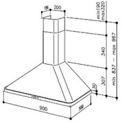 Вытяжка  Kaiser A 9416 CuBE фото 2 в Краснодаре