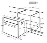 Духовой шкаф Kuppersberg HFZ 690 W фото 2 в Краснодаре