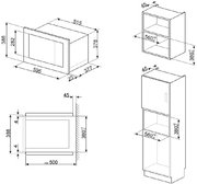 Встраиваемая микроволновая печь Smeg FMI625CN фото 4 в Краснодаре
