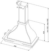 Вытяжка Smeg KCM900PO фото 2 в Краснодаре