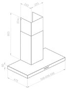 Вытяжка Pando P-823N/90 IX V.850 ECO SEC PLUS фото 2 в Краснодаре