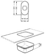 Мойка Smeg UM16 фото 2 в Краснодаре