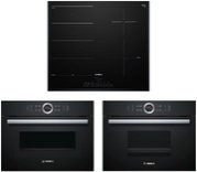 Bosch (духовой шкаф CMG633BB1 + пароварка CDG634AB0 + варочная панель PXE651FC1E)