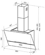 Вытяжка Zigmund Shtain K 142.9 B фото 4 в Краснодаре