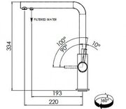 Смеситель Франке Neptune Clear Water хром фото 2 в Краснодаре Смеситель Franke Neptune Clear Water хром фото 2 в Краснодаре