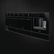 Компактный духовой шкаф комбинированный с микроволновой печью Smeg SF4603MCNX фото 2 в Краснодаре