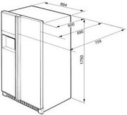 Холодильник Smeg SS55PNL1 фото 4 в Краснодаре