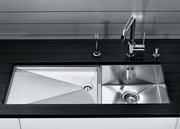 Мойка Blanco Zerox 400/550-T-U чаша справа нержавеющая сталь фото 2 в Краснодаре