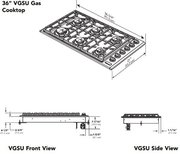 Газовая варочная панель Viking EVGSU5361SS фото 4 в Краснодаре