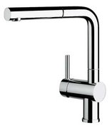 Смеситель Бланко Linus-S рычаг слева хром фото в Краснодаре Смеситель Blanco Linus-S рычаг слева хром фото в Краснодаре