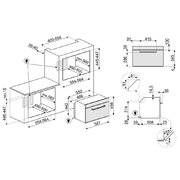 Компактный духовой шкаф с СВЧ Smeg SF4920MCN1 фото 3 в Краснодаре