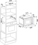 Встраиваемая микроволновая печь Franke FSL 20 MW BK фото 2 в Краснодаре