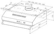 Вытяжка Faber 741 BASE X A50 фото 2 в Краснодаре