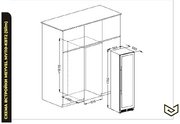 Винный шкаф Meyvel MV110-KST2 Узкий Итальянский орех (Slim) фото 3 в Краснодаре