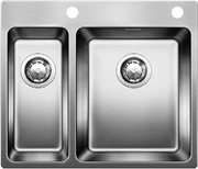 Мойка Бланко Andano 340/180-IF/A чаша справа, клапан-автомат нержавеющая сталь фото в Краснодаре Мойка Blanco Andano 340/180-IF/A чаша справа, клапан-автомат нержавеющая сталь фото в Краснодаре