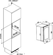 Встраиваемый винный шкаф Lofra ZBRS41MD/A CANTINA 41 INOX BRONZO 2T фото 2 в Краснодаре
