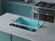 Мойка Омойкири Kinaru Pro 86-U/I AZ azur blue матовый фото 4 в Краснодаре Мойка Omoikiri Kinaru Pro 86-U/I AZ azur blue матовый фото 4 в Краснодаре