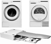 Asko Classic 3 (стиральная машина W2084.W/3 + сушильная машина T208C.W + гладильная доска HI1153W)