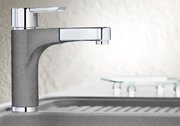 Смеситель Бланко Pylos-S chrome/Silgranit антрацит фото 4 в Краснодаре Смеситель Blanco Pylos-S chrome/Silgranit антрацит фото 4 в Краснодаре