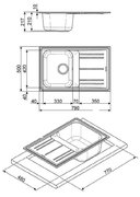 Мойка Смег LZ791B фото 2 в Краснодаре Мойка Smeg LZ791B фото 2 в Краснодаре