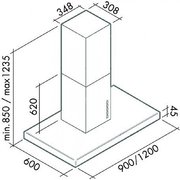 Вытяжка Falmec Lux isola 120 ix (800) ECP фото 4 в Краснодаре