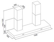 Вытяжка Falmec Horizon 150 ix (2x800) фото 3 в Краснодаре