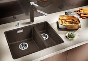 Мойка Бланко Subline 340/160-F темная скала фото 2 в Краснодаре Мойка Blanco Subline 340/160-F темная скала фото 2 в Краснодаре