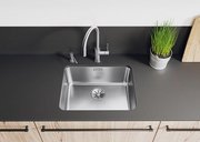 Мойка Blanco Solis 500-U нержавеющая сталь полированная клапан-автомат InFino 526122 фото 4 в Краснодаре