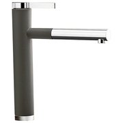 Смеситель Blanco Linee-S Silgranit темная скала Смеситель Blanco Linee-S Silgranit темная скала