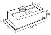 Встраиваемая вытяжка Teka GFH 55 STAINLESS STEEL фото 2 в Краснодаре