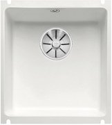 Мойка Бланко SUBLINE 375-U керамика отводная арматура InFino® матовый белый фото в Краснодаре Мойка Blanco SUBLINE 375-U керамика отводная арматура InFino® матовый белый фото в Краснодаре