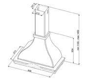 Вытяжка Smeg KCM900POE фото 3 в Краснодаре