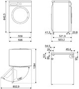 Стиральная машина Smeg WM3T84RU фото 4 в Краснодаре