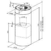 Вытяжка Faber CYLINDRA ISOLA EG10 X  A37 фото 3 в Краснодаре