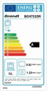 Встраиваемый духовой шкаф Brandt BOH7532W фото 3 в Краснодаре