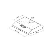 Козырьковая вытяжка Korting KHT 6334 W фото 3 в Краснодаре