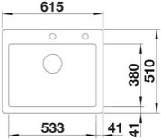 Мойка BLANCO PALONA 6 глянцевая магнолия, клапан-автомат фото 4 в Краснодаре Мойка BLANCO PALONA 6 глянцевая магнолия, клапан-автомат фото 4 в Краснодаре