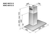 Вытяжка Korting KHC 6973 X фото 3 в Краснодаре