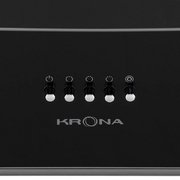 Вытяжка KRONA INGA 600 inox/black push button фото 4 в Краснодаре